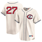 Choea C.Cubs #27 Seiya Suzuki Player Cream Field of Dreams Limited Home Game Stitched Jerseys