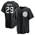 Choea C.Cubs #29 Michael Busch Player Black Game Stitched Jerseys