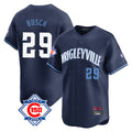 Choea C.Cubs #29 Michael Busch Player Navy City Connect 150th Anniversary Limited Home Stitched Jerseys