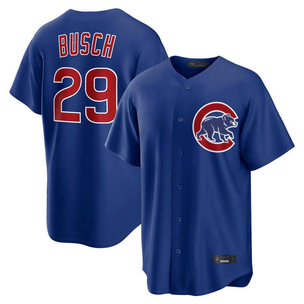 Choea C.Cubs #29 Michael Busch Player Royal Home Game Stitched Jerseys