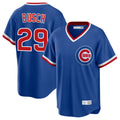 Choea C.Cubs #29 Michael Busch Player Royal T-shirt Cooperstown Collection Limited Stitched Jerseys