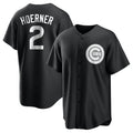 Choea C.Cubs #2 Nico Hoerner Player Black Game Stitched Jerseys