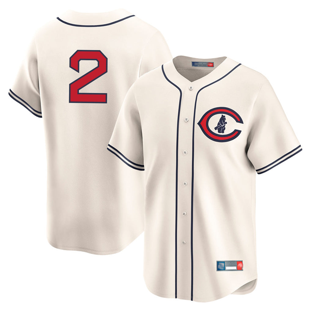 Choea C.Cubs #2 Nico Hoerner Player Cream Field of Dreams Limited Home Game Stitched Jerseys