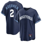 Choea C.Cubs #2 Nico Hoerner Player Navy City Connect Home Game Stitched Jerseys
