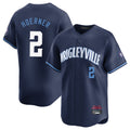 Choea C.Cubs #2 Nico Hoerner Player Navy City Connect Limited Home Stitched Jerseys