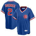 Choea C.Cubs #2 Nico Hoerner Player Royal T-shirt Cooperstown Collection Limited Stitched Jerseys