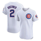 Choea C.Cubs #2 Nico Hoerner Player White Limited Elite Home Game Stitched Jerseys