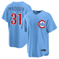 Choea C.Cubs #31 Greg Maddux Player Light Blue Home Game Stitched Jerseys