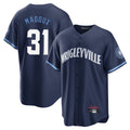 Choea C.Cubs #31 Greg Maddux Player Navy City Connect Home Game Stitched Jerseys
