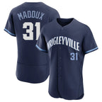 Choea C.Cubs #31 Greg Maddux Player Navy City Connect Limited Elite Home Stitched Jerseys
