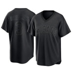 Choea C.Cubs #3 Alex Bregman Black T-shirt Home Game Stitched Jerseys