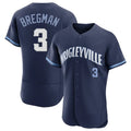 Choea C.Cubs #3 Alex Bregman Navy City Connect Limited Elite Home Stitched Jerseys