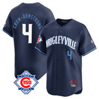 Choea C.Cubs #4 Pete Crow-Armstrong Player Navy City Connect 150th Anniversary Limited Home Stitched Jerseys