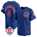 Choea C.Cubs #4 Pete Crow-Armstrong Player Royal 150th Anniversary Limited Home Stitched Jerseys