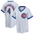 Choea C.Cubs #4 Pete Crow-Armstrong Player White T-shirt Cooperstown Collection Limited Stitched Jerseys