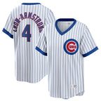 Choea C.Cubs #4 Pete Crow-Armstrong Player White T-shirt Cooperstown Collection Limited Stitched Jerseys