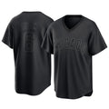 Choea C.Cubs #6 Matt Shaw Player Black T-shirt Home Game Stitched Jerseys