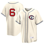 Choea C.Cubs #6 Matt Shaw Player Cream Field of Dreams Home Game Stitched Jerseys