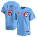 Choea C.Cubs #6 Matt Shaw Player Light Blue Limited Home Stitched Jerseys