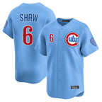 Choea C.Cubs #6 Matt Shaw Player Light Blue Limited Home Stitched Jerseys