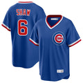 Choea C.Cubs #6 Matt Shaw Player Royal T-shirt Cooperstown Collection Limited Stitched Jerseys