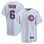 Choea C.Cubs #6 Matt Shaw Player White Game Home Stitched Jerseys