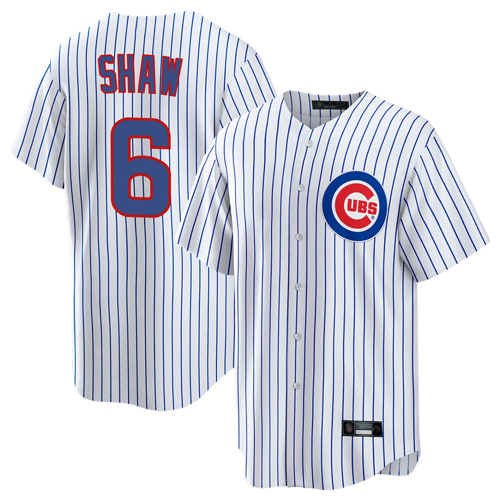 Choea C.Cubs #6 Matt Shaw Player White Game Home Stitched Jerseys