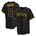 Choea C.Cubs #8 Ian Happ Player Black Snake Skin City Game Stitched Jerseys