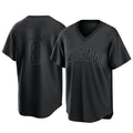 Choea C.Cubs #8 Ian Happ Player Black T-shirt Home Game Stitched Jerseys
