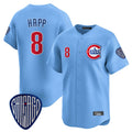 Choea C.Cubs #8 Ian Happ Player Blue Vapor Premier Limited Home Stitched Jerseys