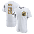Choea C.Cubs #8 Ian Happ Player Gold All-Star Limited Elite Home Game Stitched Jerseys