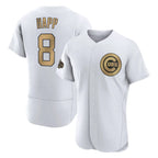 Choea C.Cubs #8 Ian Happ Player Gold All-Star Limited Elite Home Game Stitched Jerseys