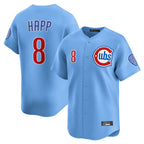 Choea C.Cubs #8 Ian Happ Player Light Blue Limited Home Stitched Jerseys