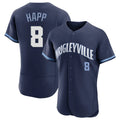 Choea C.Cubs #8 Ian Happ Player Navy City Connect Limited Elite Home Stitched Jerseys