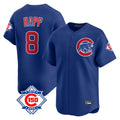 Choea C.Cubs #8 Ian Happ Player Royal 150th Anniversary Limited Home Stitched Jerseys