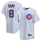 Choea C.Cubs #8 Ian Happ Player White Game Home Stitched Jerseys