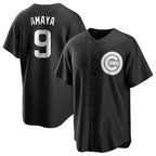 Choea C.Cubs #9 Miguel Amaya Player Black Game Stitched Jerseys