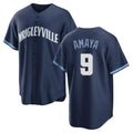 Choea C.Cubs #9 Miguel Amaya Player Navy City Connect Home Game Stitched Jerseys