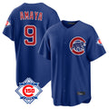 Choea C.Cubs #9 Miguel Amaya Player Royal 150th Anniversary Home Game Stitched Jerseys