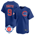 Choea C.Cubs #9 Miguel Amaya Player Royal 150th Anniversary Limited Home Stitched Jerseys