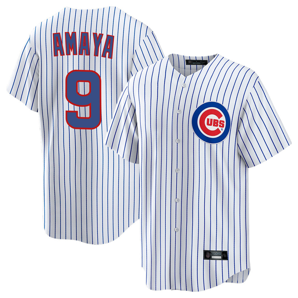 Choea C.Cubs #9 Miguel Amaya Player White Game Home Stitched Jerseys