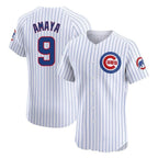 Choea C.Cubs #9 Miguel Amaya Player White Limited Elite Home Game Stitched Jerseys