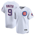 Choea C.Cubs #9 Miguel Amaya Player White Limited Home Game Stitched Jerseys