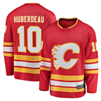 Choea C.Flames #10 Jonathan Huberdeau Red Home Premium Jerseys