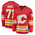 Choea C.Flames #71 Simon Nemec Red Home Breakaway Jerseys