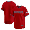 Choea C.Guardians Red Limited Home Blank Player Stitched Jerseys