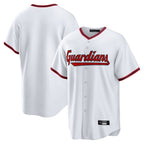 Choea C.Guardians White Game Home Blank Player Stitched Jerseys
