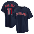 Choea C.Guardians #11 Jose Ramirez Player Navy Game Home Stitched Jerseys