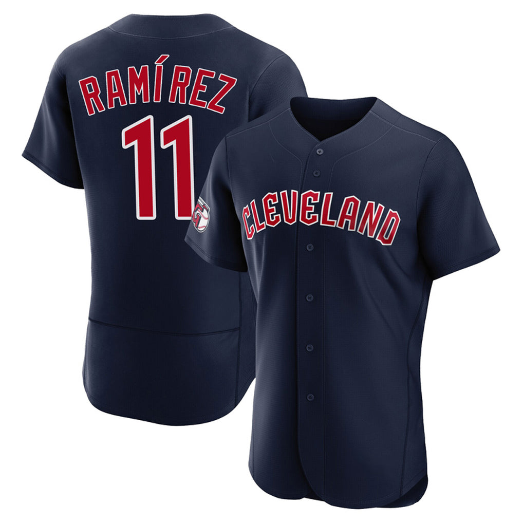 Choea C.Guardians #11 Jose Ramirez Player Navy Limited Elite Home Stitched Jerseys