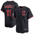 Choea C.Guardians #11 Jose Ramirez Player Navy Limited Home Stitched Jerseys